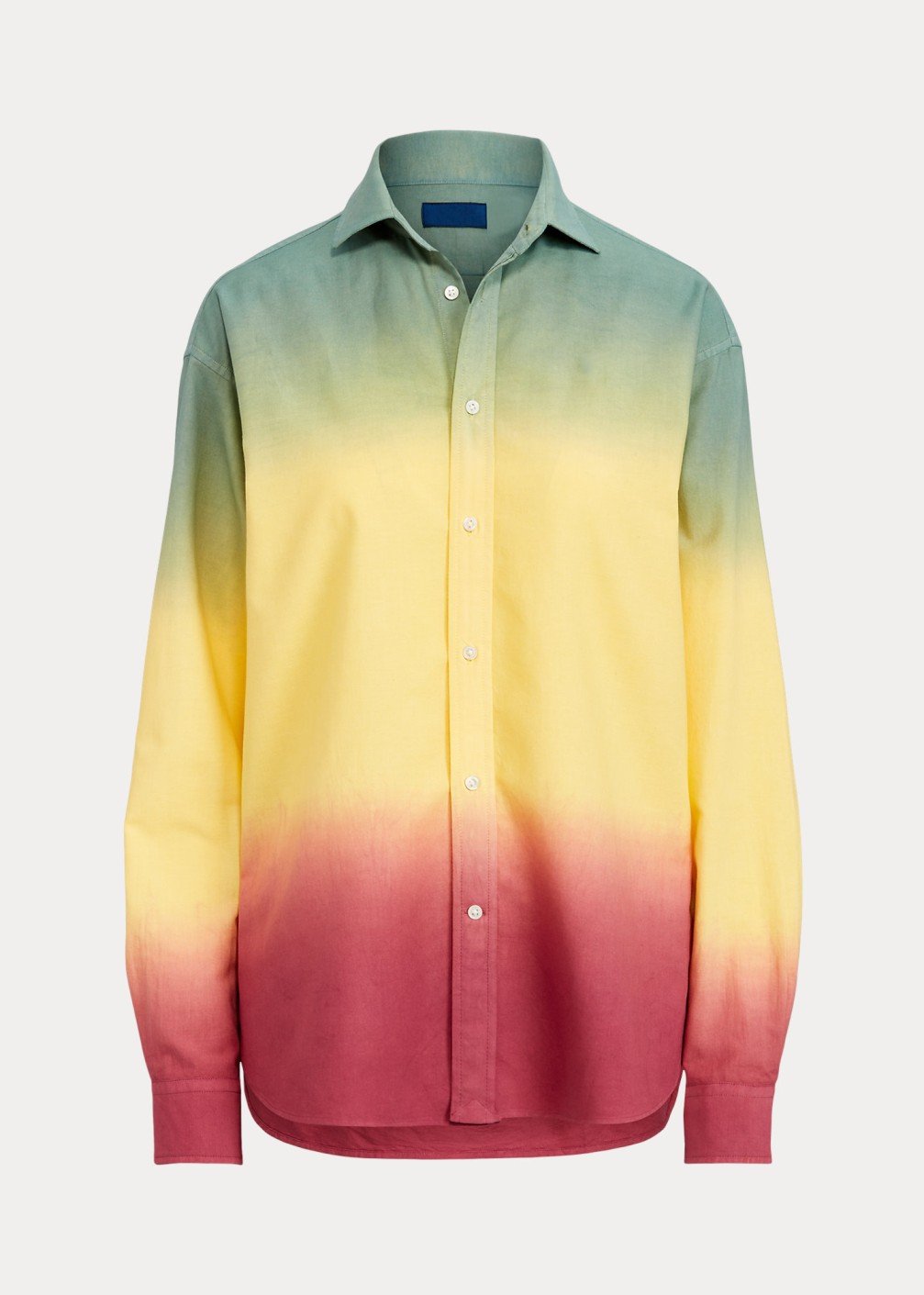 Cotton with TieDye process - Relaxed fit Oxford Shirt