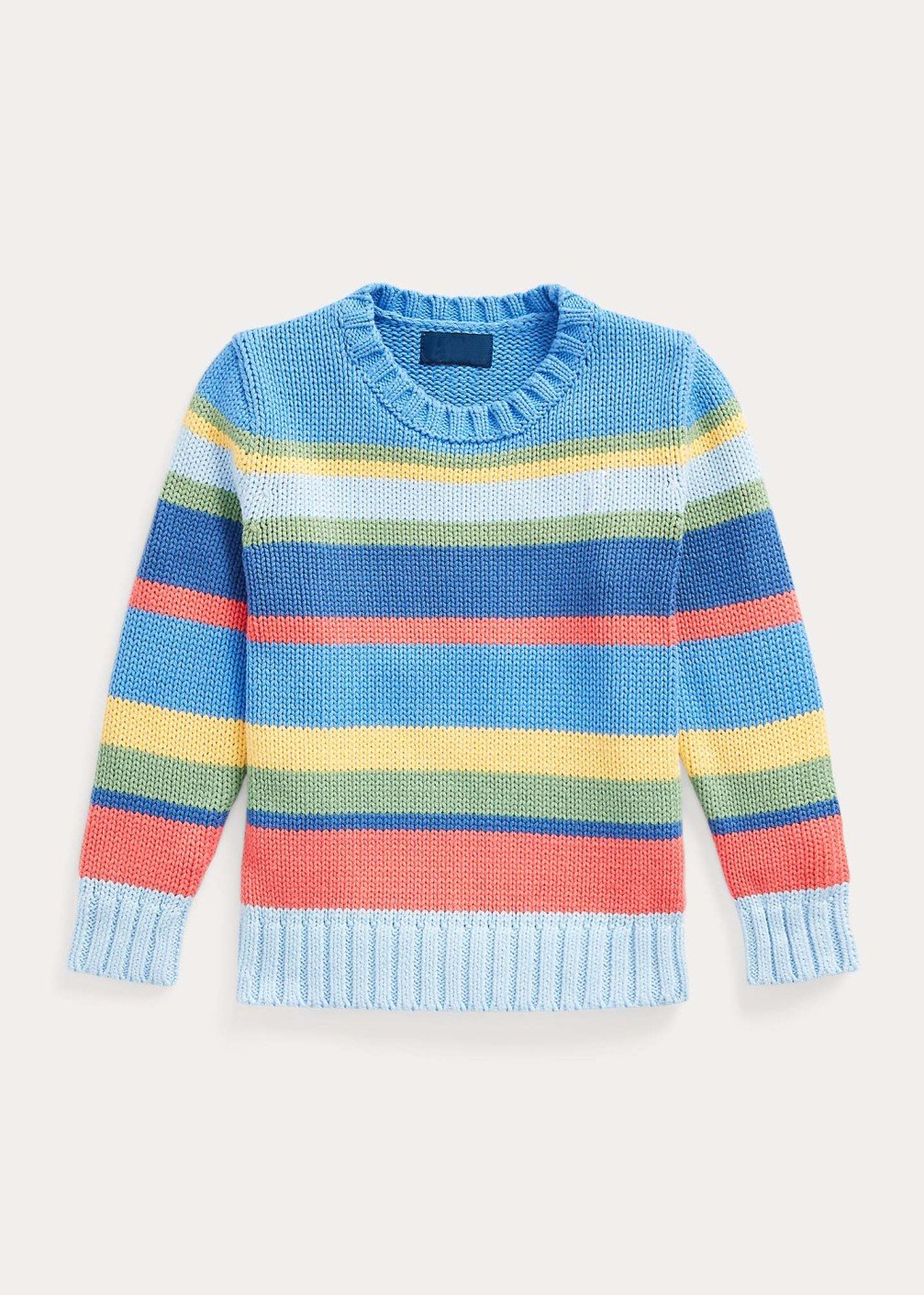 Striped Cotton Crewneck - Stripe Sweater